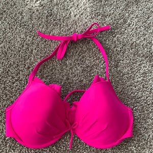 Hot pink Victoria’s Secret 32DD Swim Bikini Top